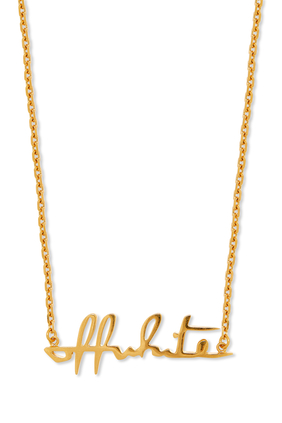Logo Gold Necklace